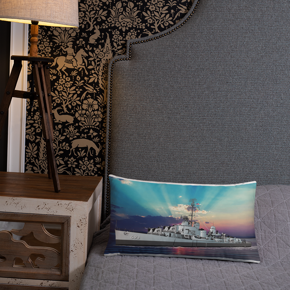 USS Moale DD-693 Pillow