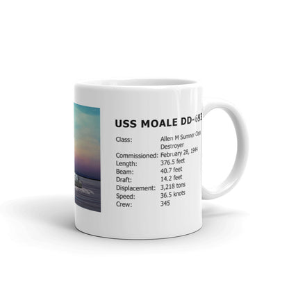 USS Moale DD-693 Coffee Mug