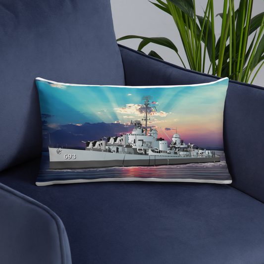 USS Moale DD-693 Pillow