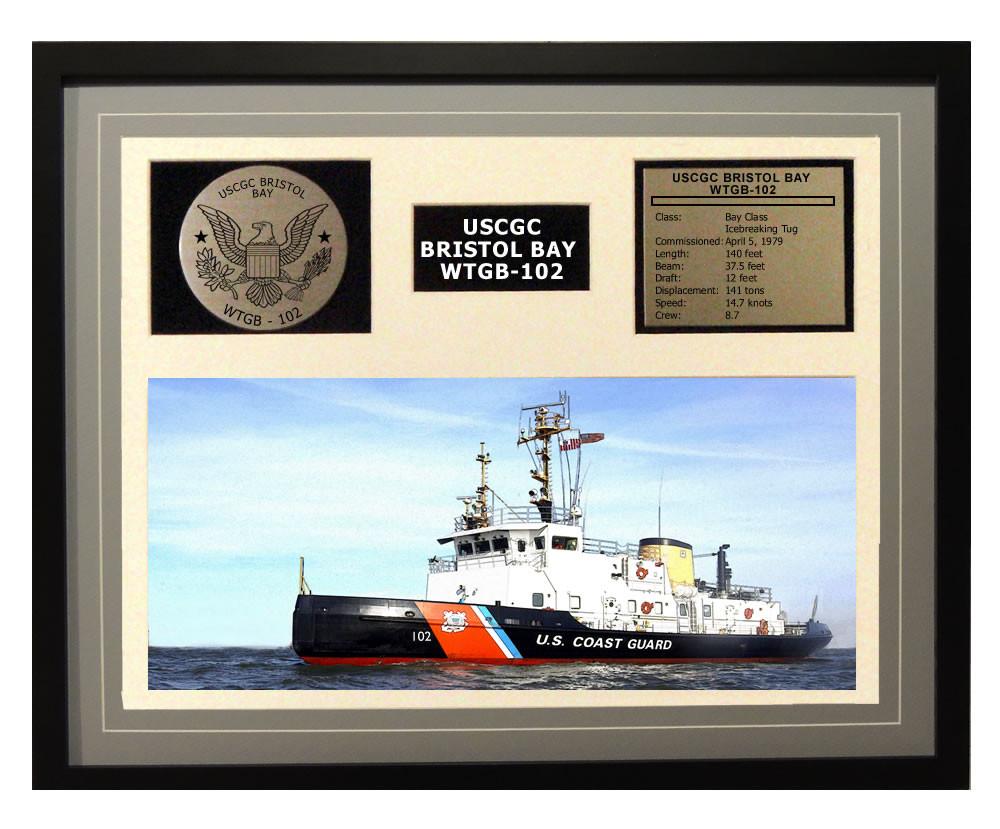 USCGC Bristol Bay WTGB-102 Framed Coast Guard Ship Display