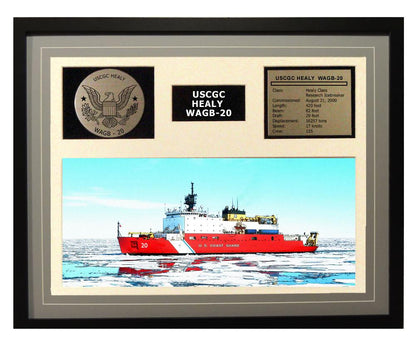 USCGC Healy WAGB-20 Framed Coast Guard Ship Display